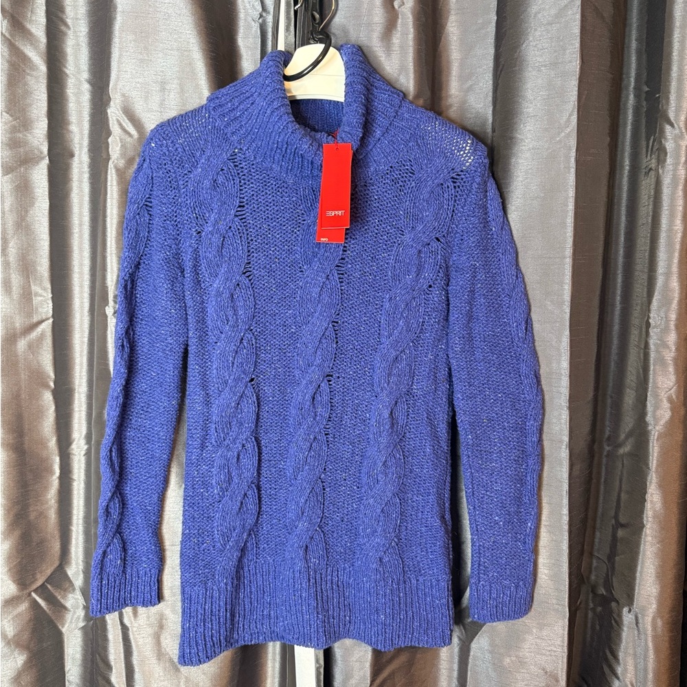 Esprit Cobalt Blue Knit Sweater